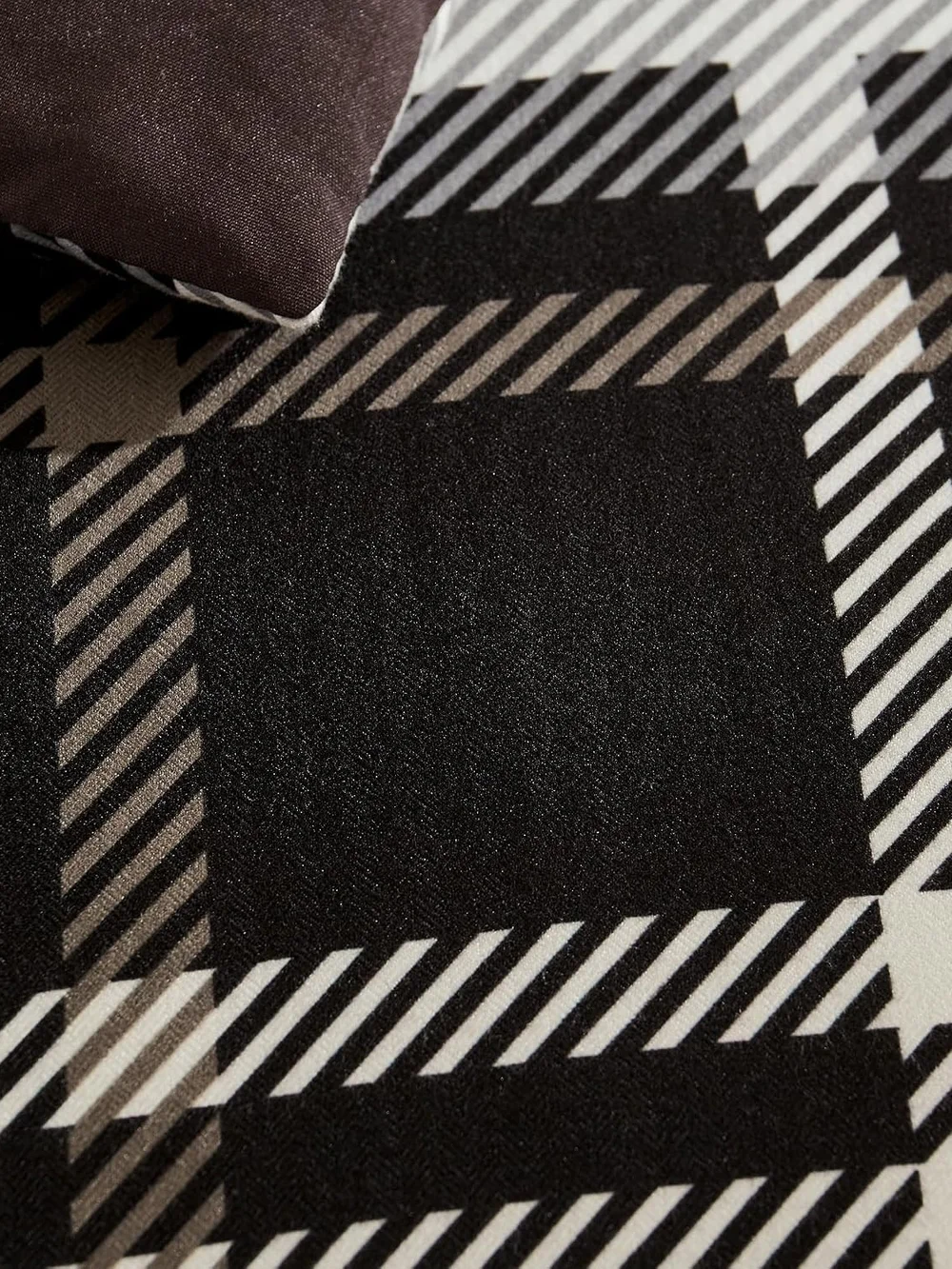 Plaid Brown Comforter Set - Classic Farmhouse Bedding